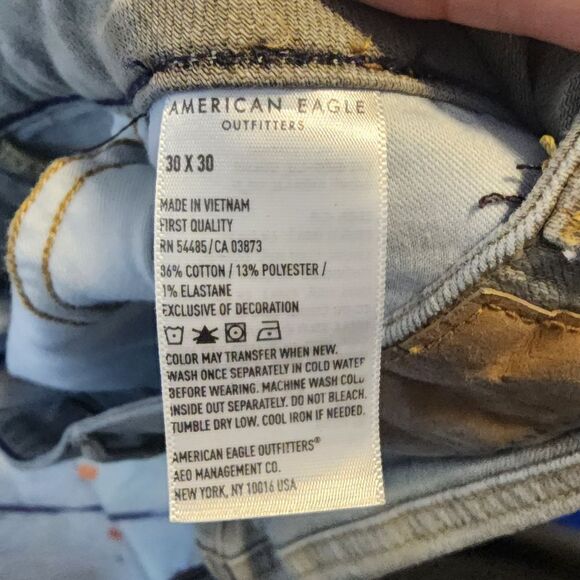 Men's American Eagle "Slim" Jeans, Size 30 X 30 - Picture 2 of 5